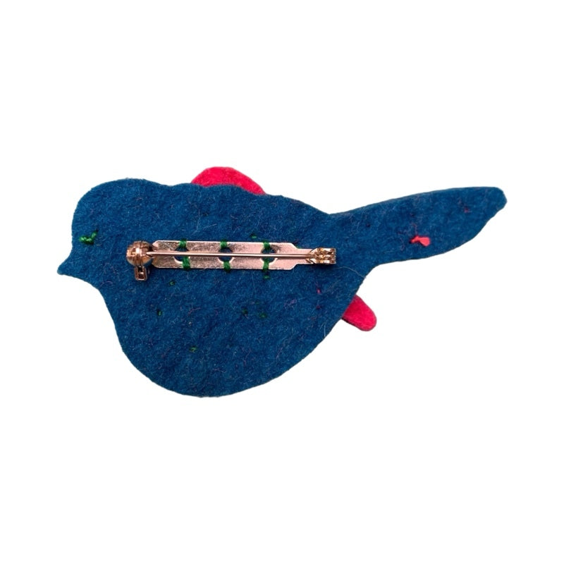 Pigeon Felt Brooch