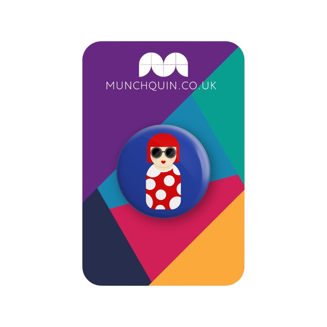 Yayoi Kusama Badge