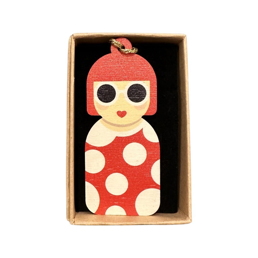 Yayoi Kusama Wooden Decoration / Keyring