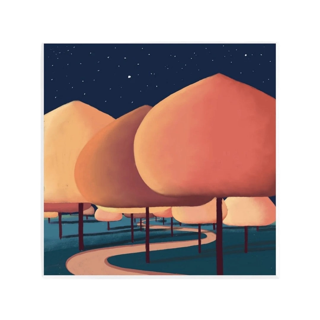 Mushroom Trees Print