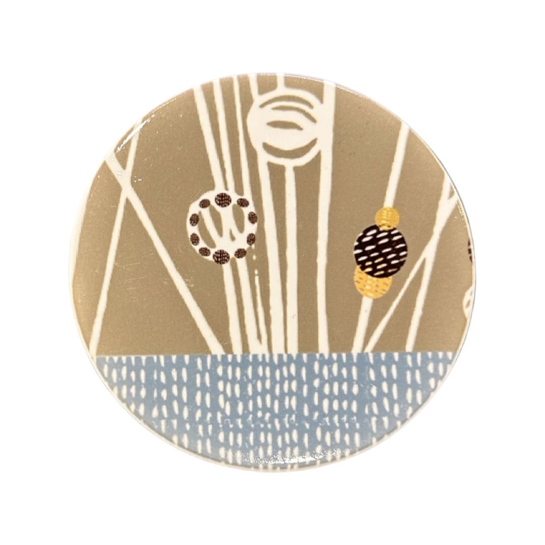 Mid-Century Meadow Ceramic Coaster