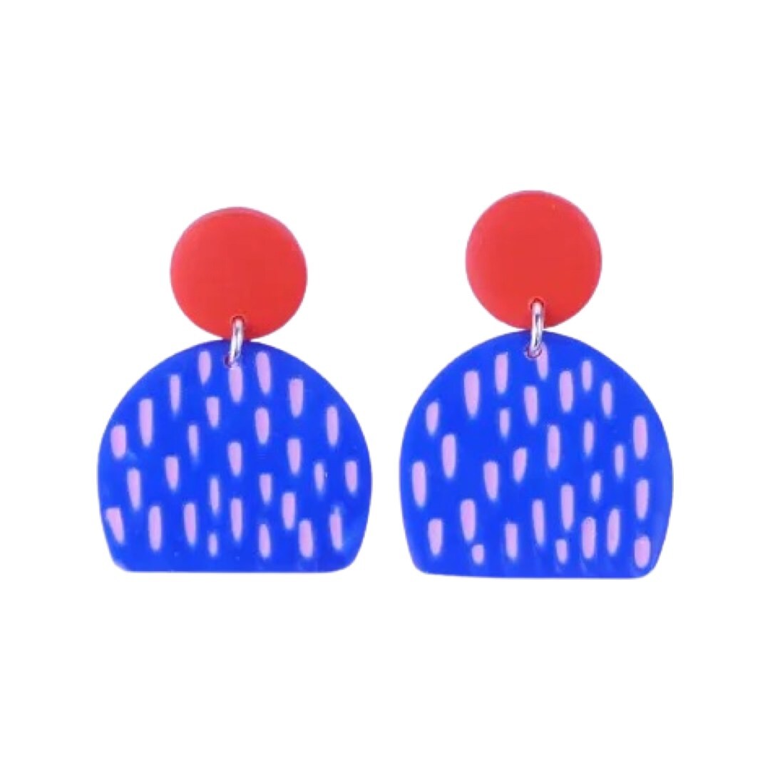 Pluie Dot and Drop Earrings