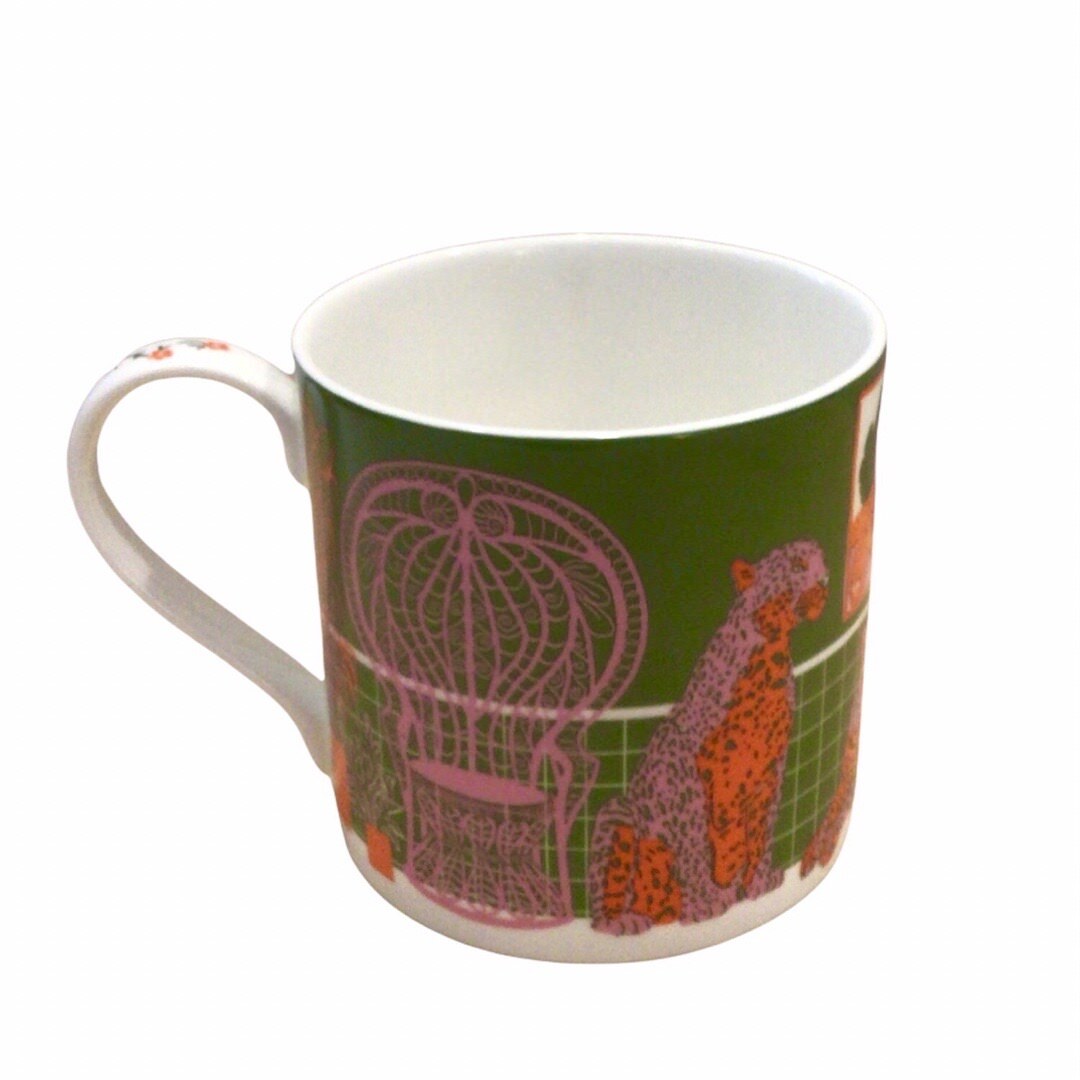 Leopards at Home Fine Bone China Mug