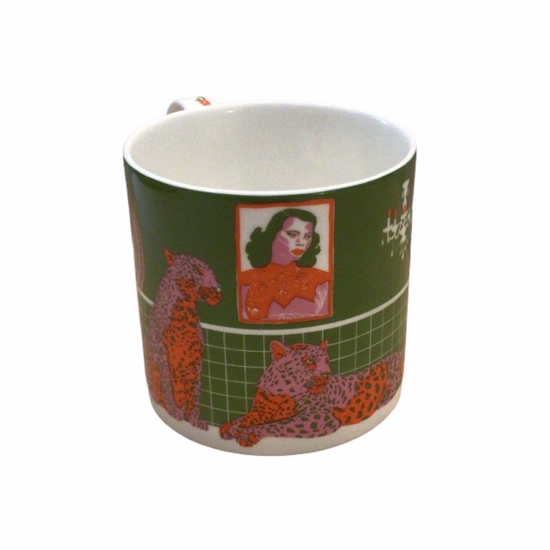 Leopards at Home Fine Bone China Mug