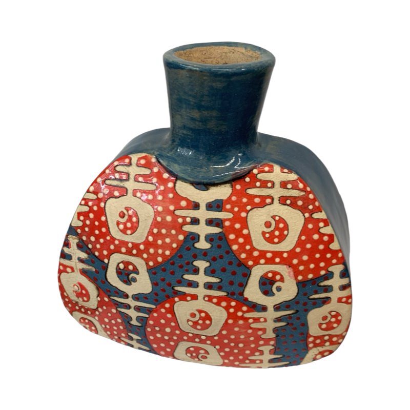 Lady Bottle Neck Ceramic Vase