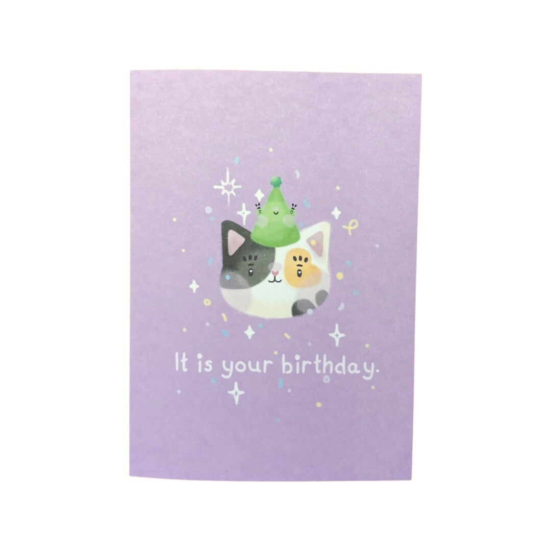 It Is Your Birthday Cat Card