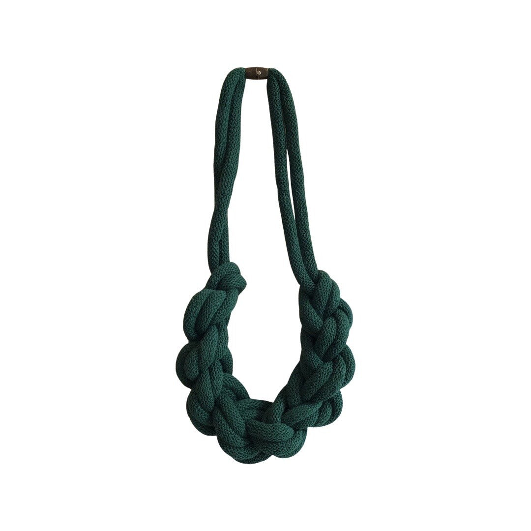 Braided Cotton Cord Necklace