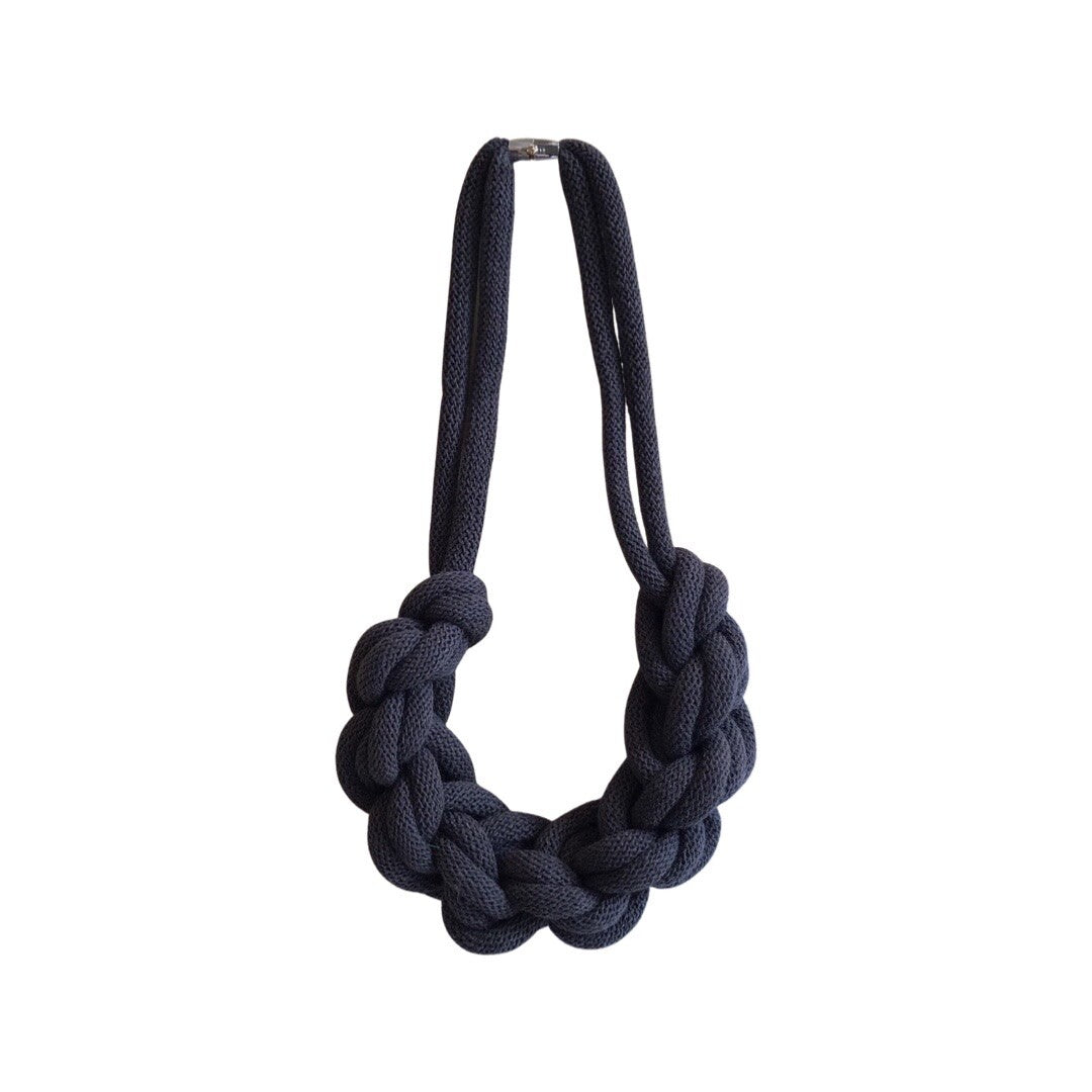 Braided Cotton Cord Necklace