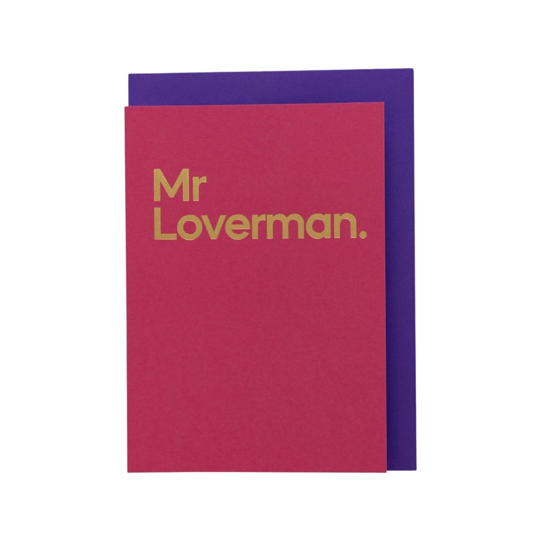 Mr Loverman Song Card