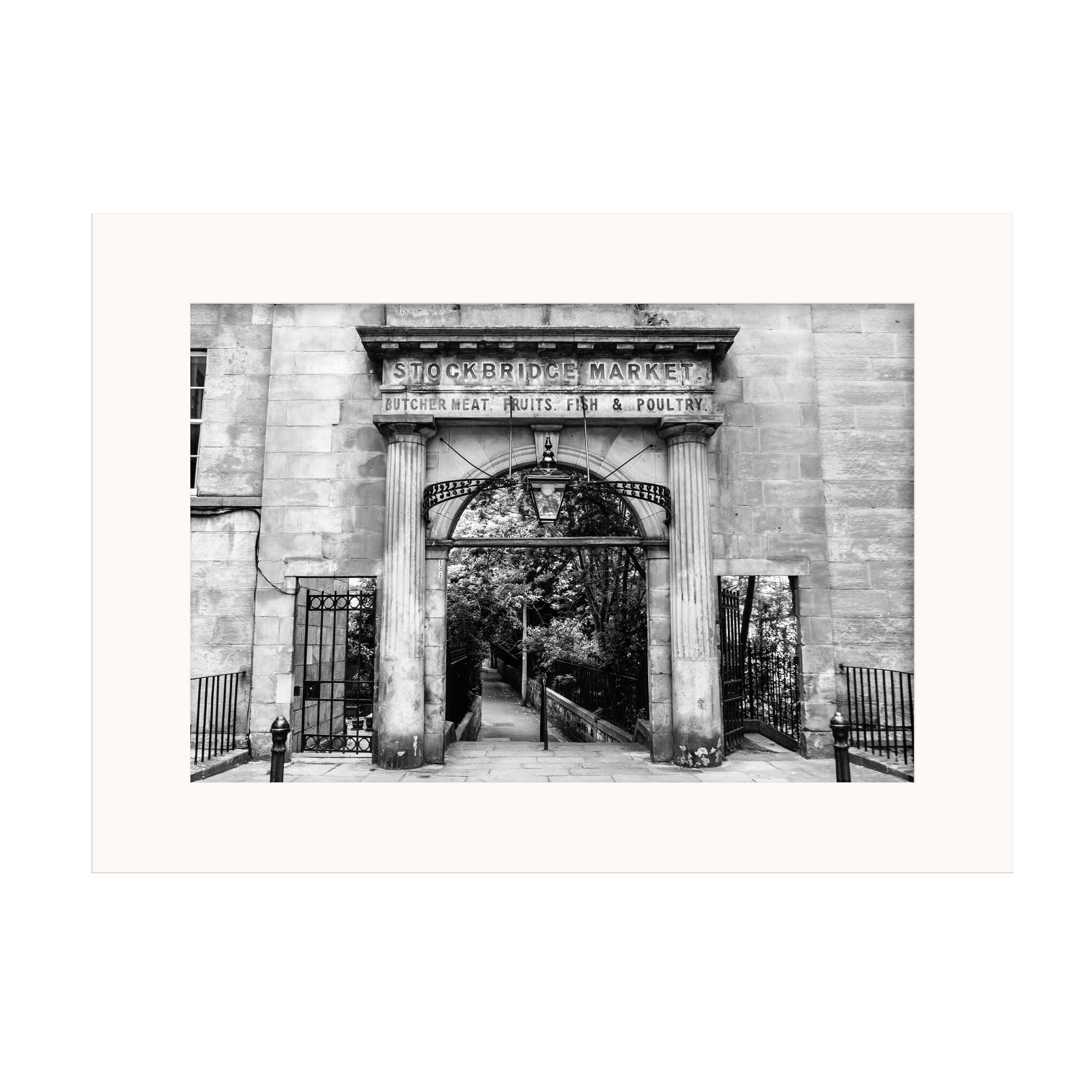 Stockbridge Market Arch Edinburgh Print