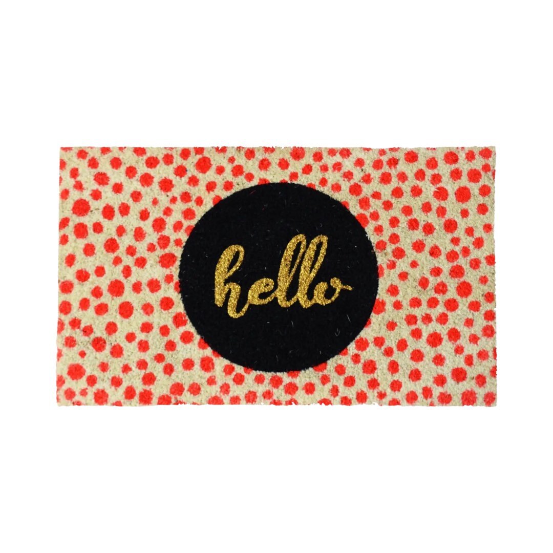 Hello Neon Doormat