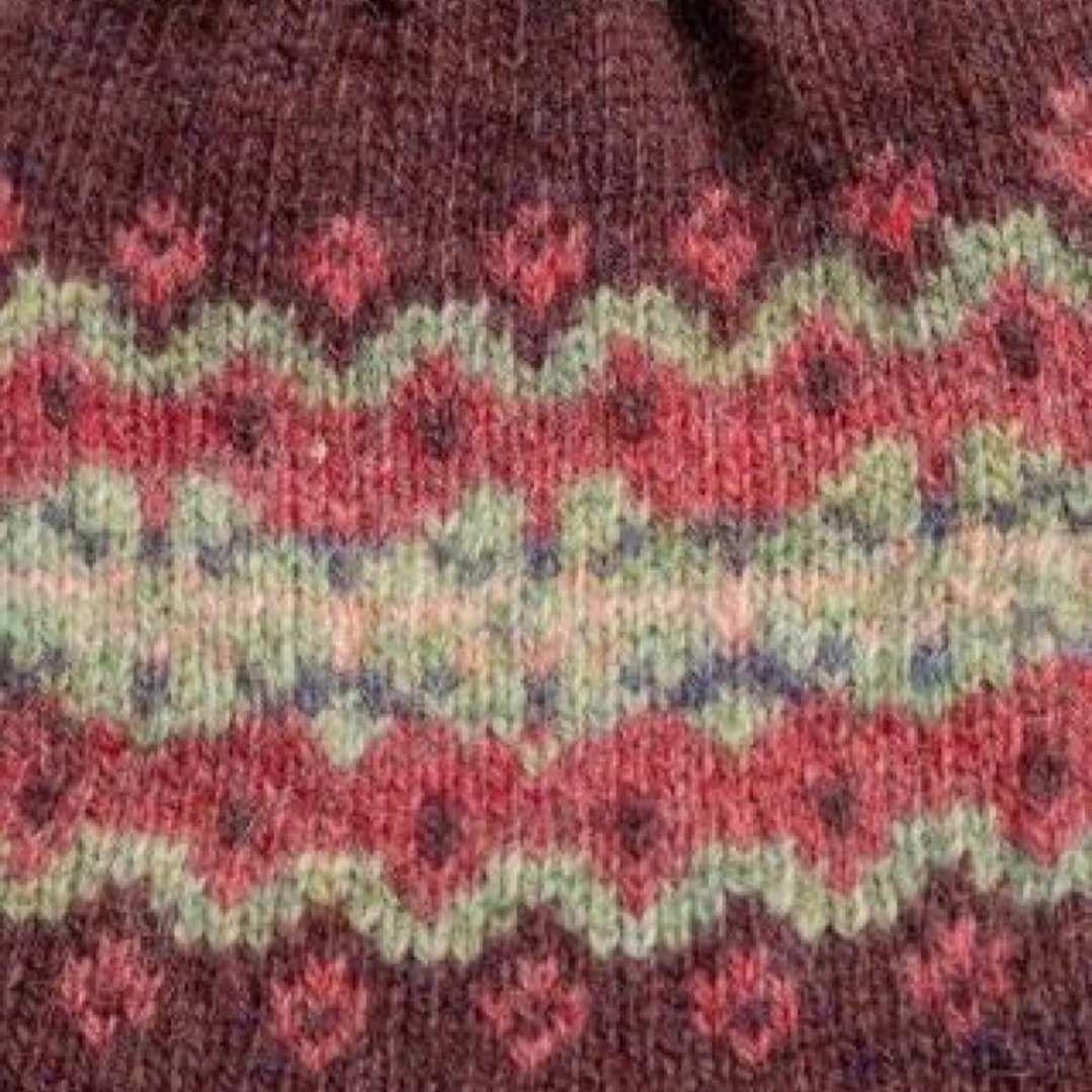 Shetland Flower Fingerless Gloves