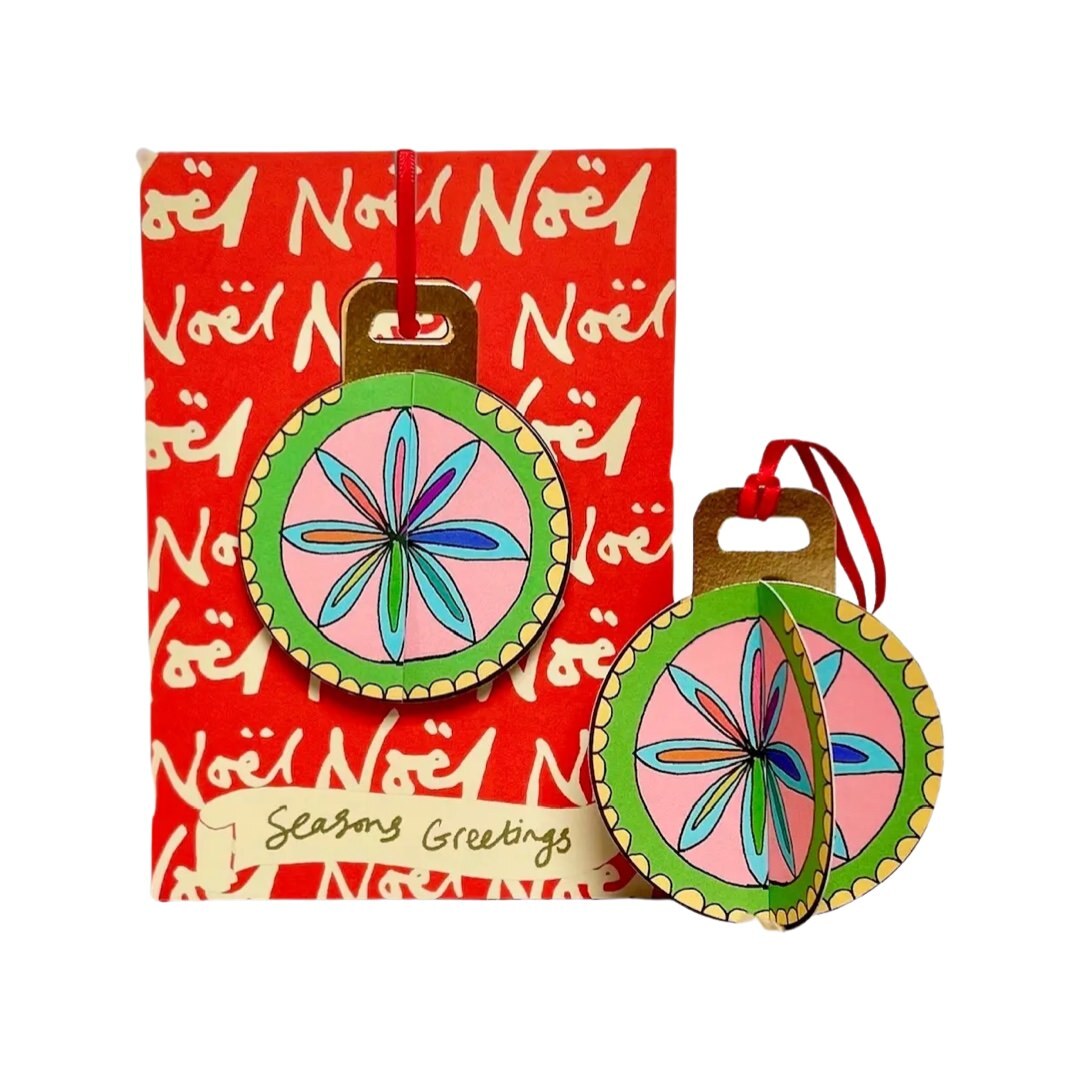 Noel Christmas Card and Bauble