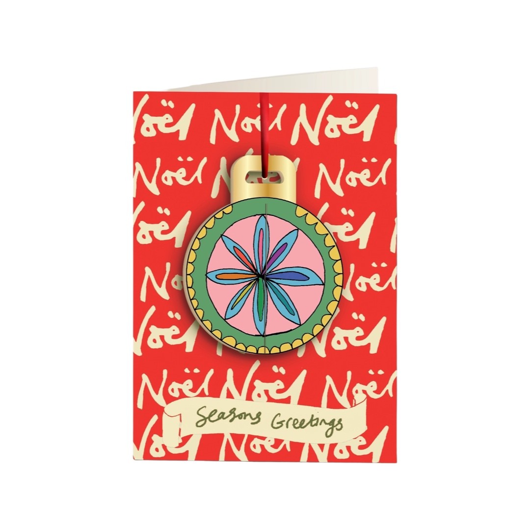 Noel Christmas Card and Bauble