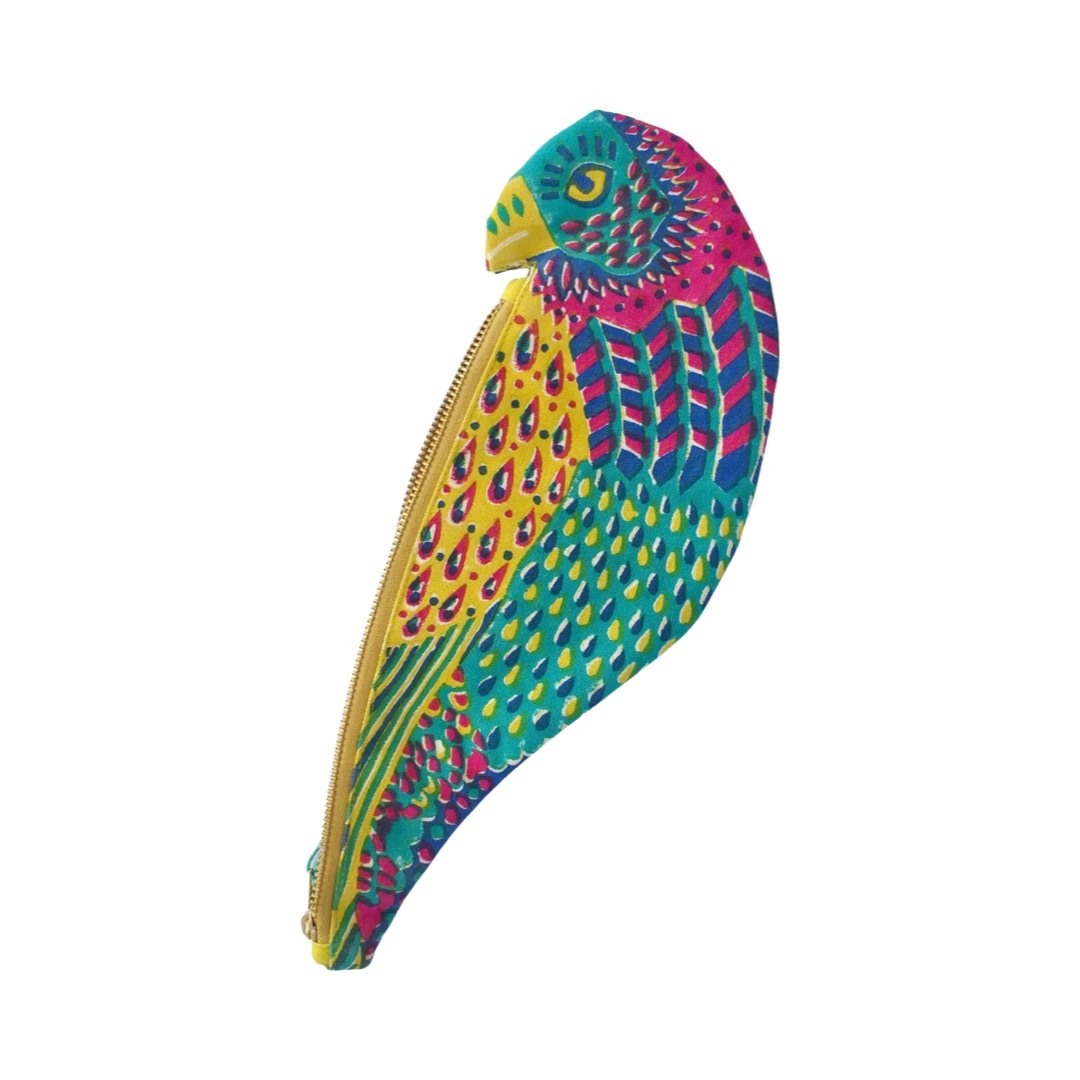 Parrot Fabric Pouch