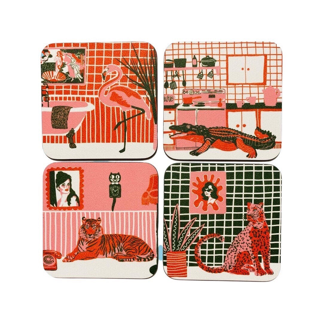 Kitsch Coaster Set