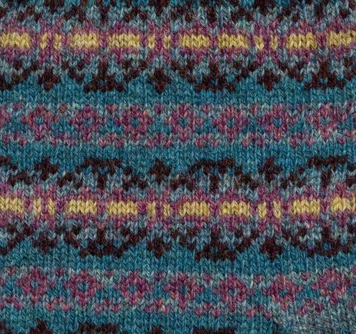 Shetland Fairisle Fingerless Mittens