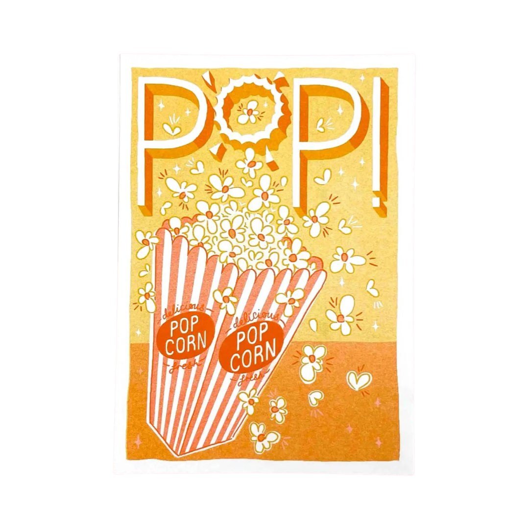 Popcorn Pop Print