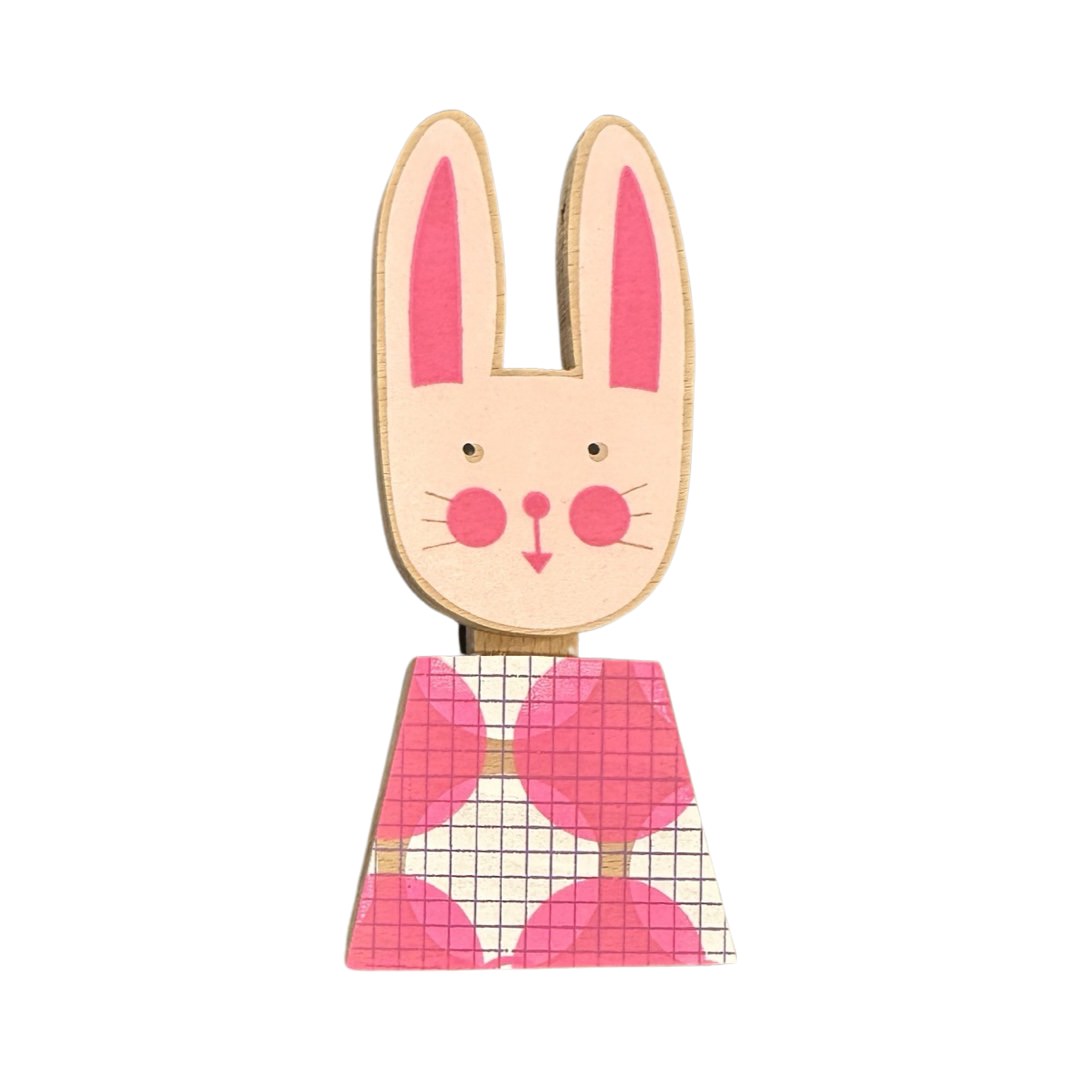 Bunny Mini Wooden Wall Plaque