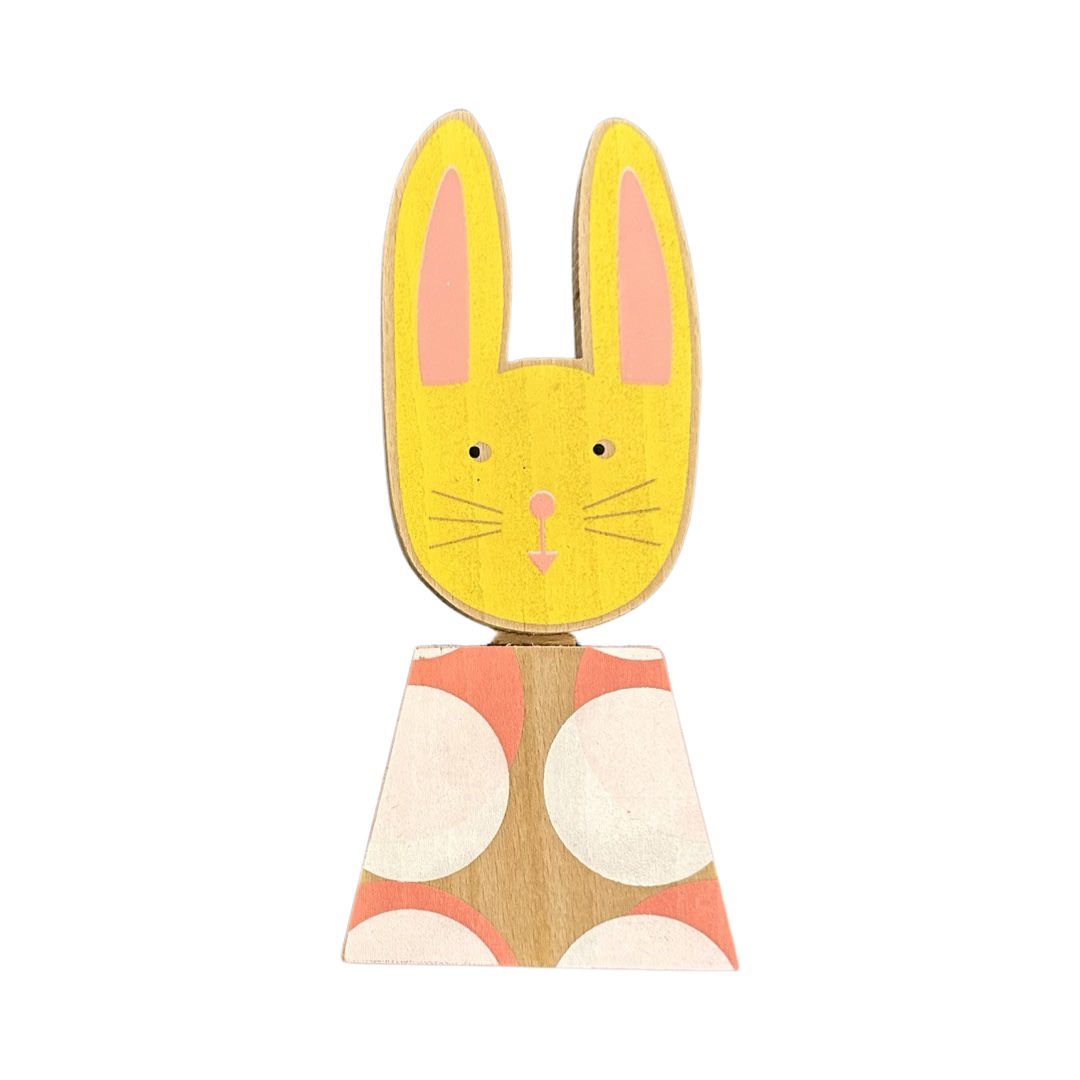 Bunny Mini Wooden Wall Plaque