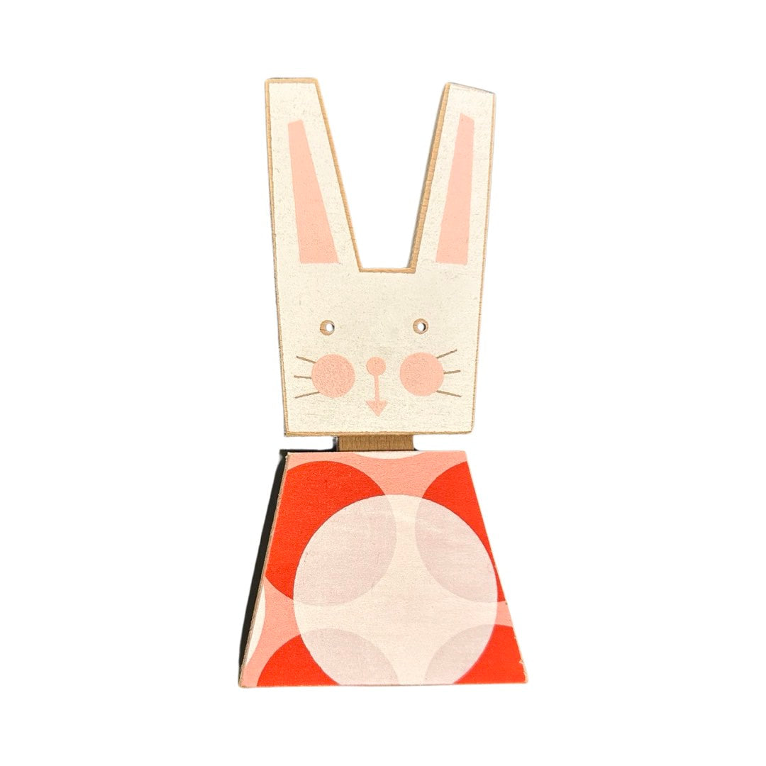 Bunny Mini Wooden Wall Plaque