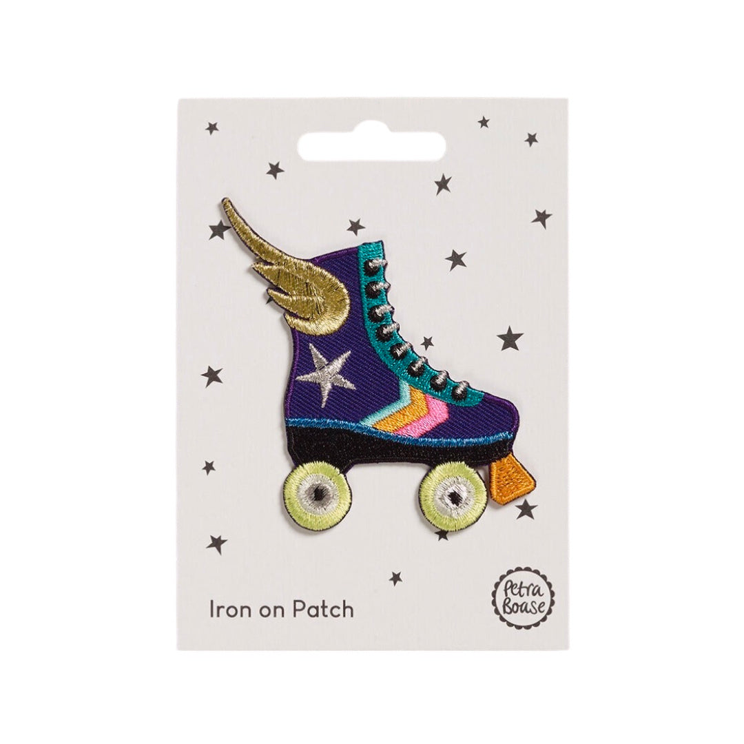 Roller Skate Iron On Patch