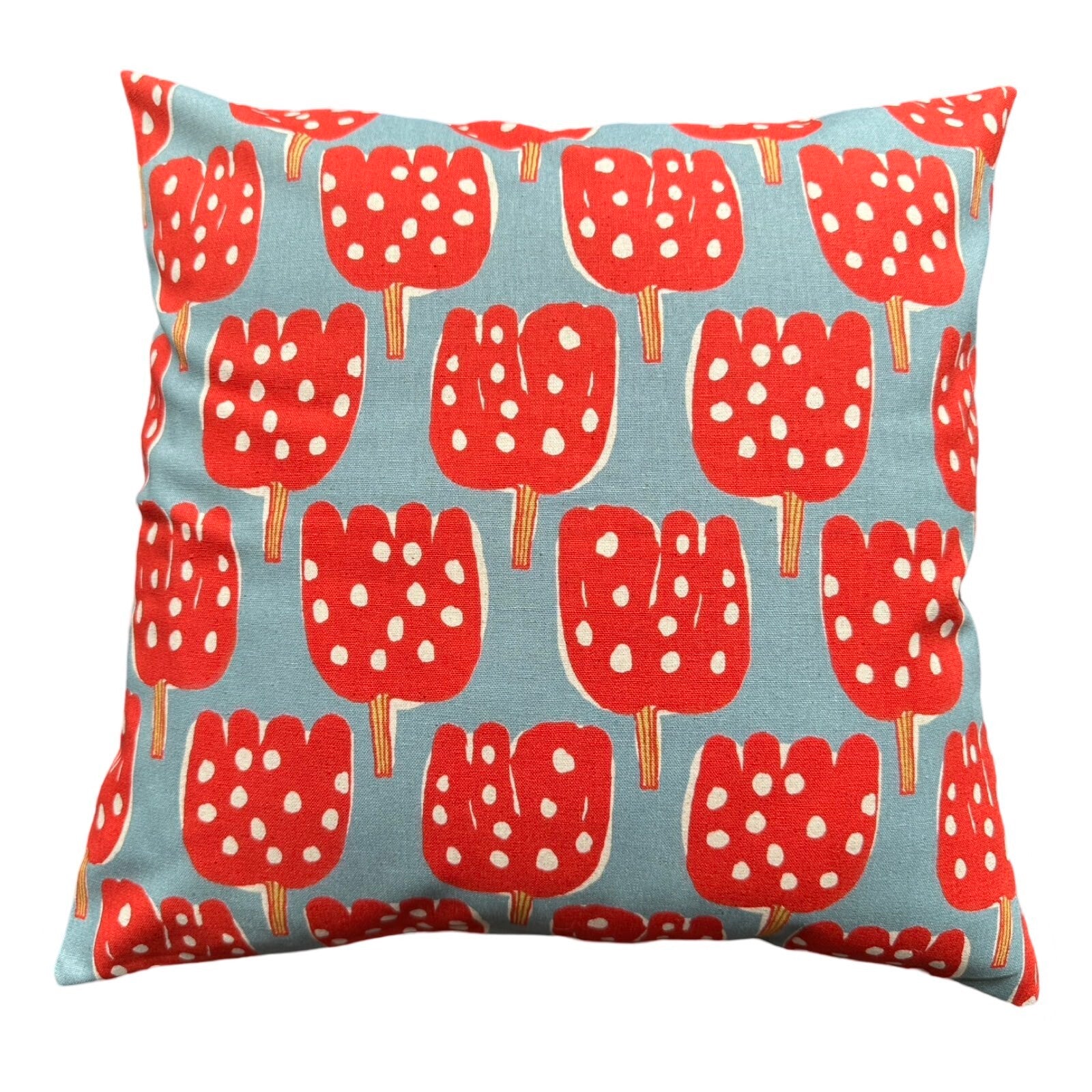 Tulip Trees Red Cushion Cover