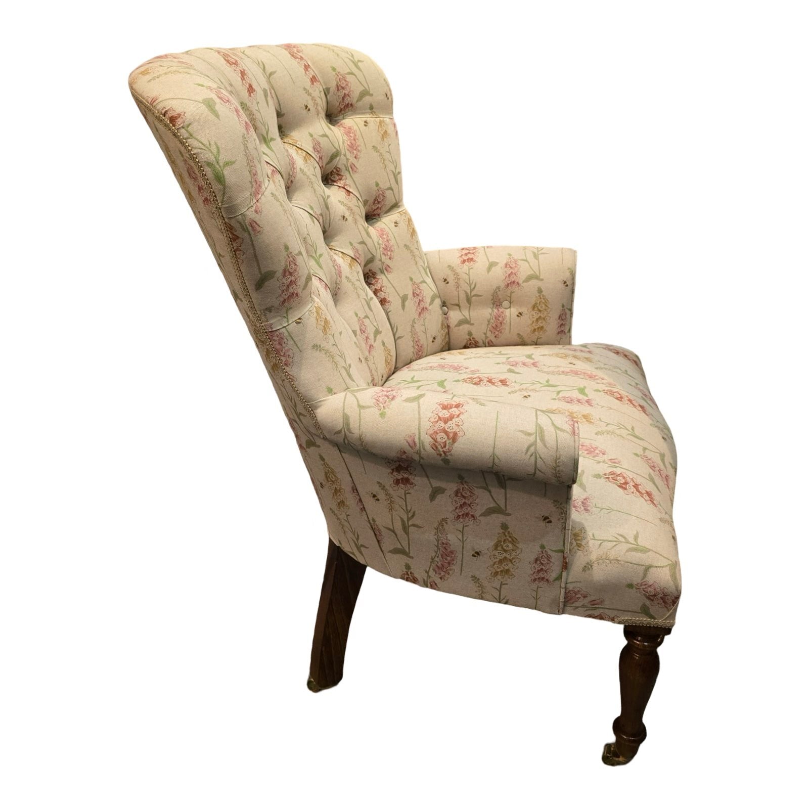 Foxglove Linen Armchair