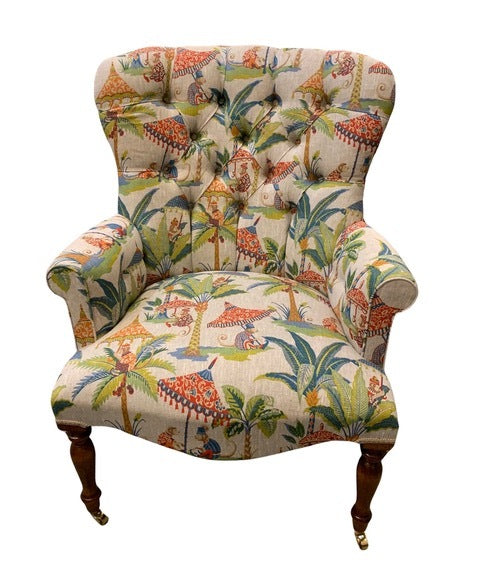 Parasol Monkey Linen Armchair