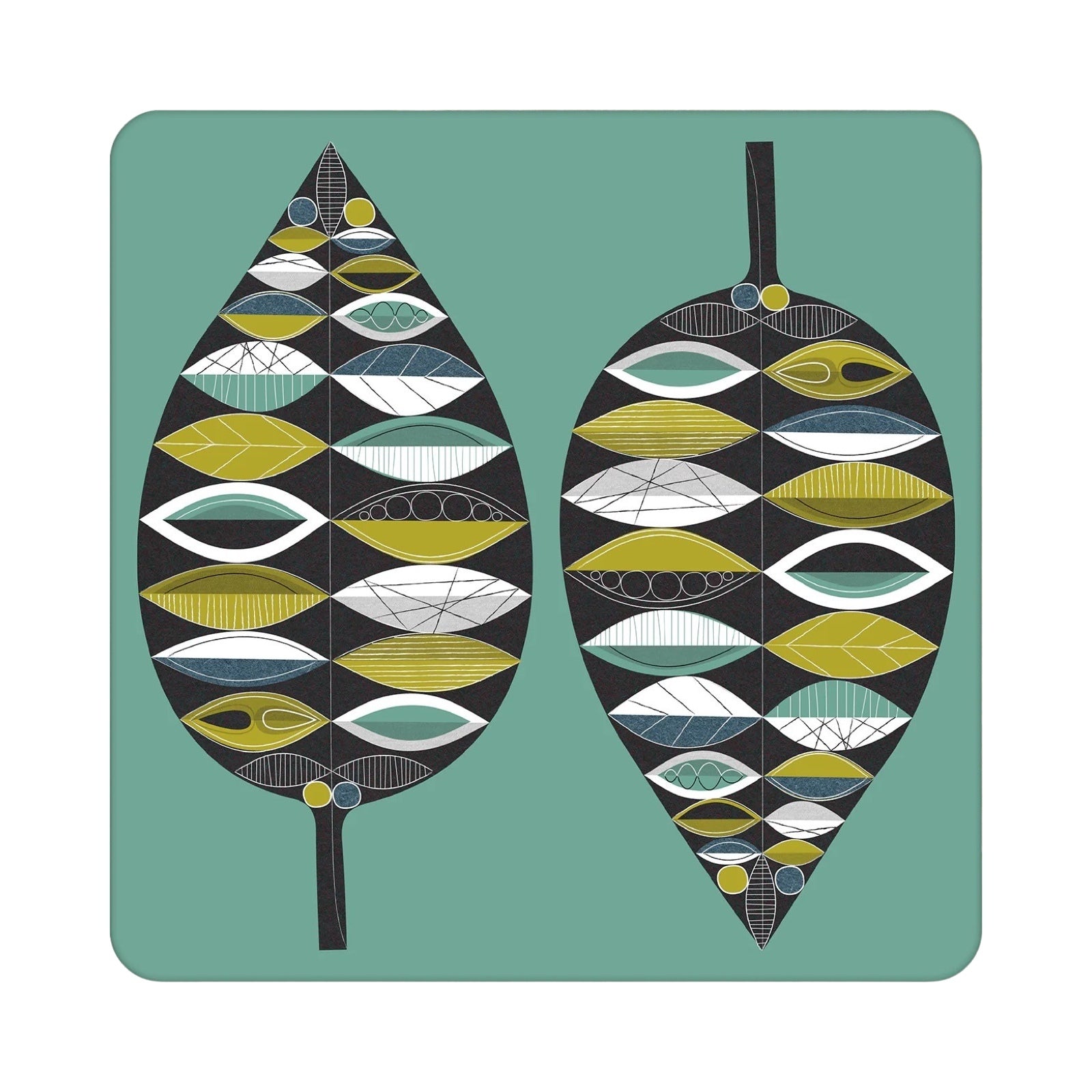 Leaf Midcentury Modern Placemat