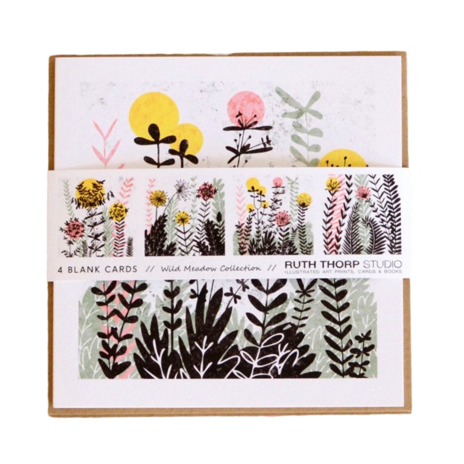 Wild Meadow Card 4 Pack