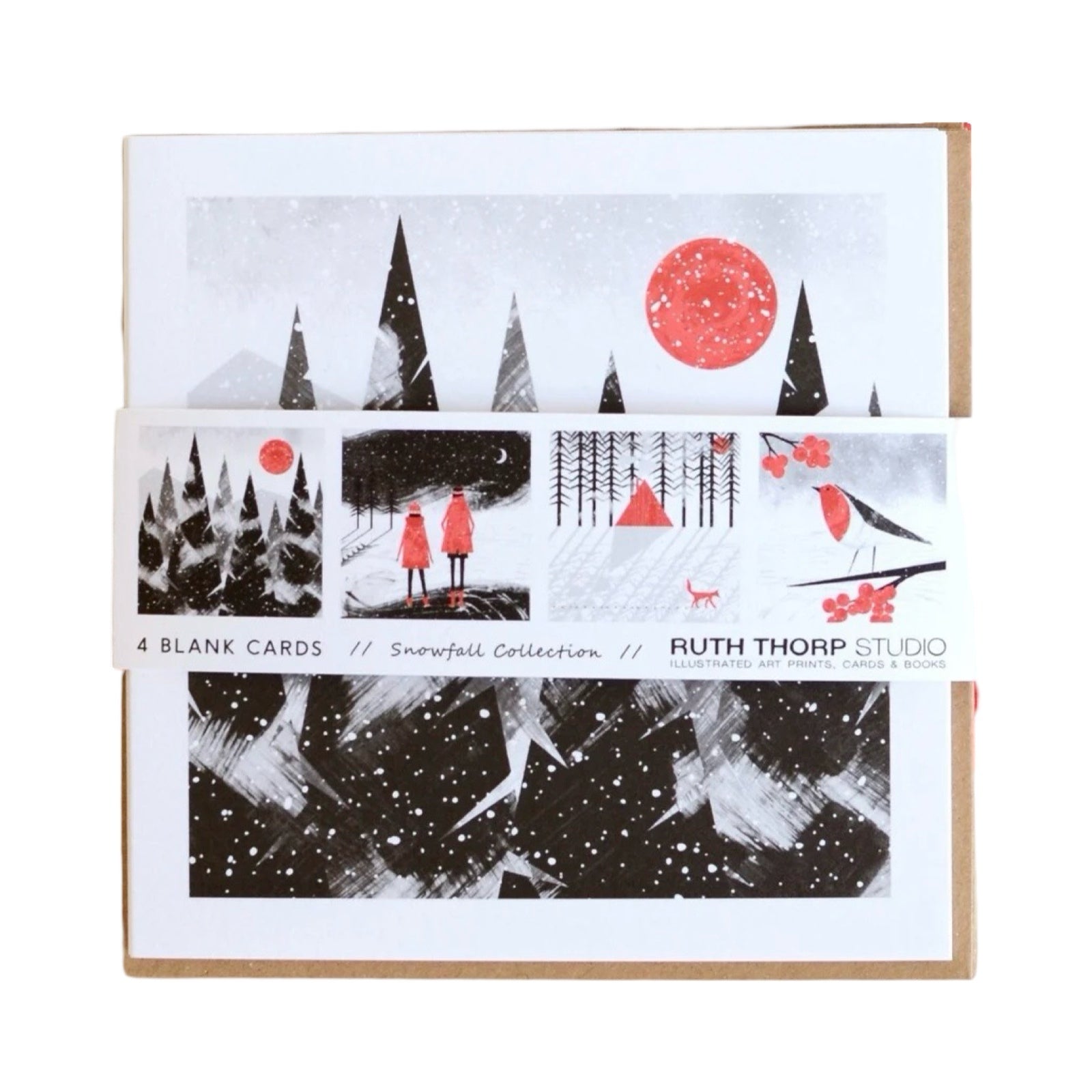 Snowfall Christmas Card 4 Pack