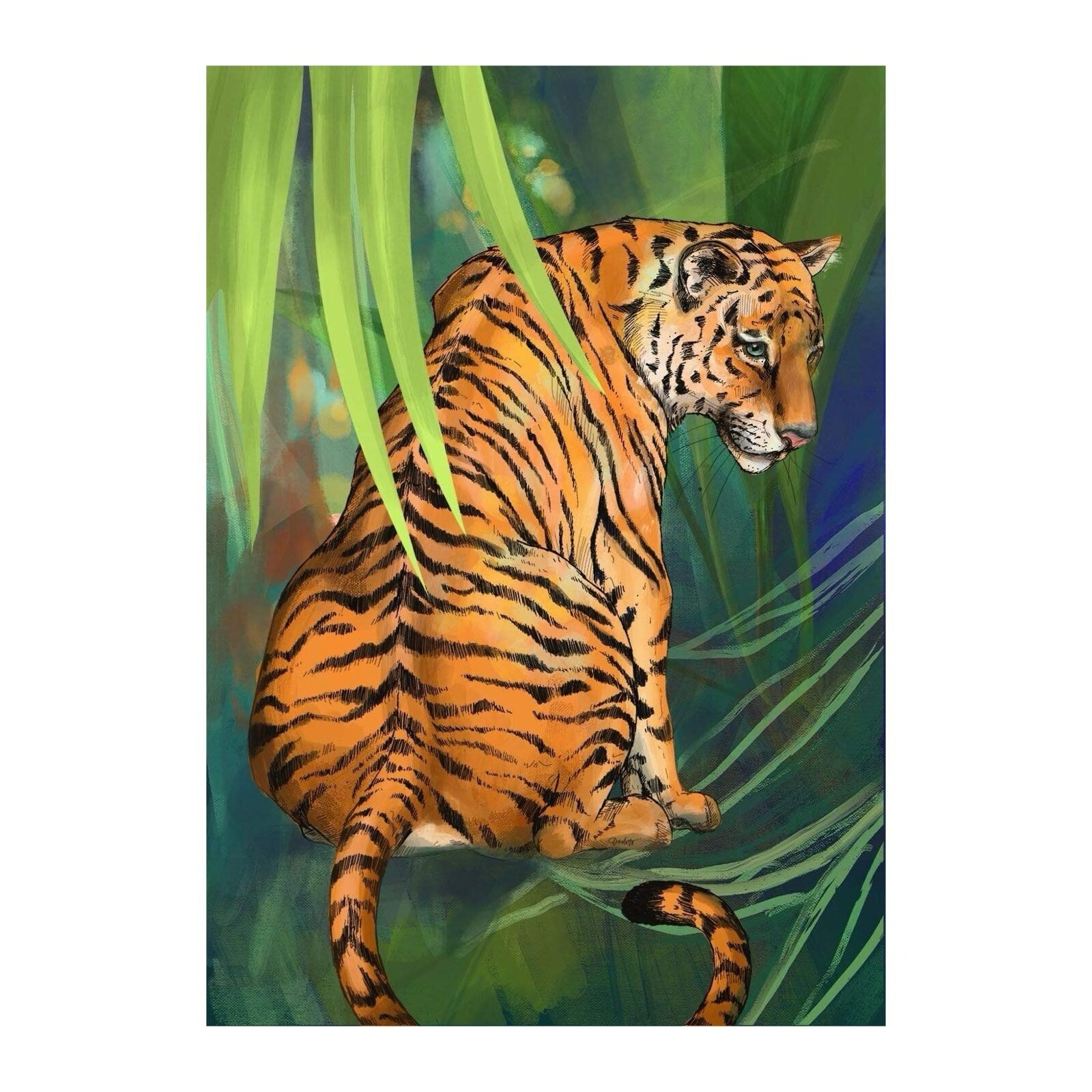 Jungle Stripes Print