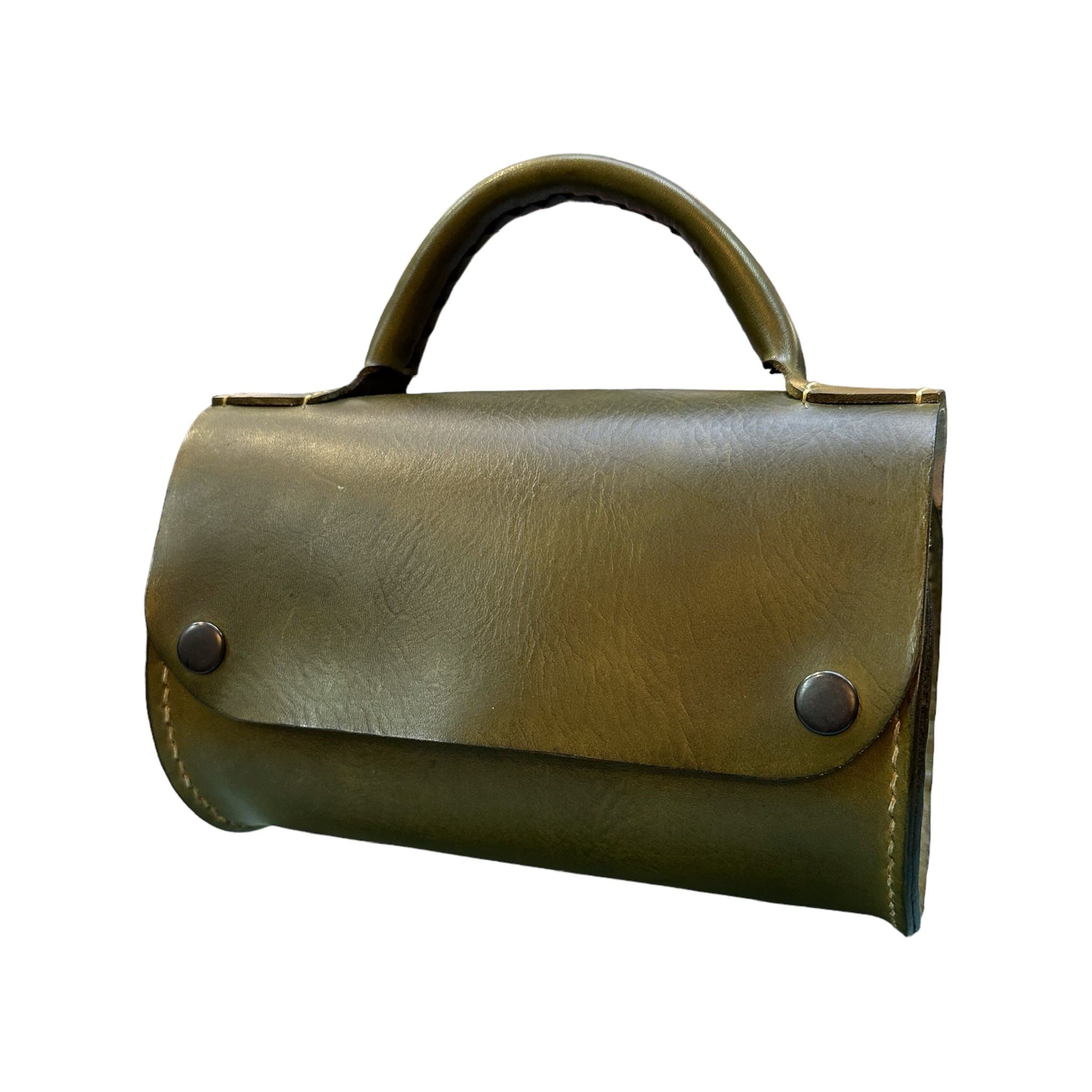 Barrel Leather Bag