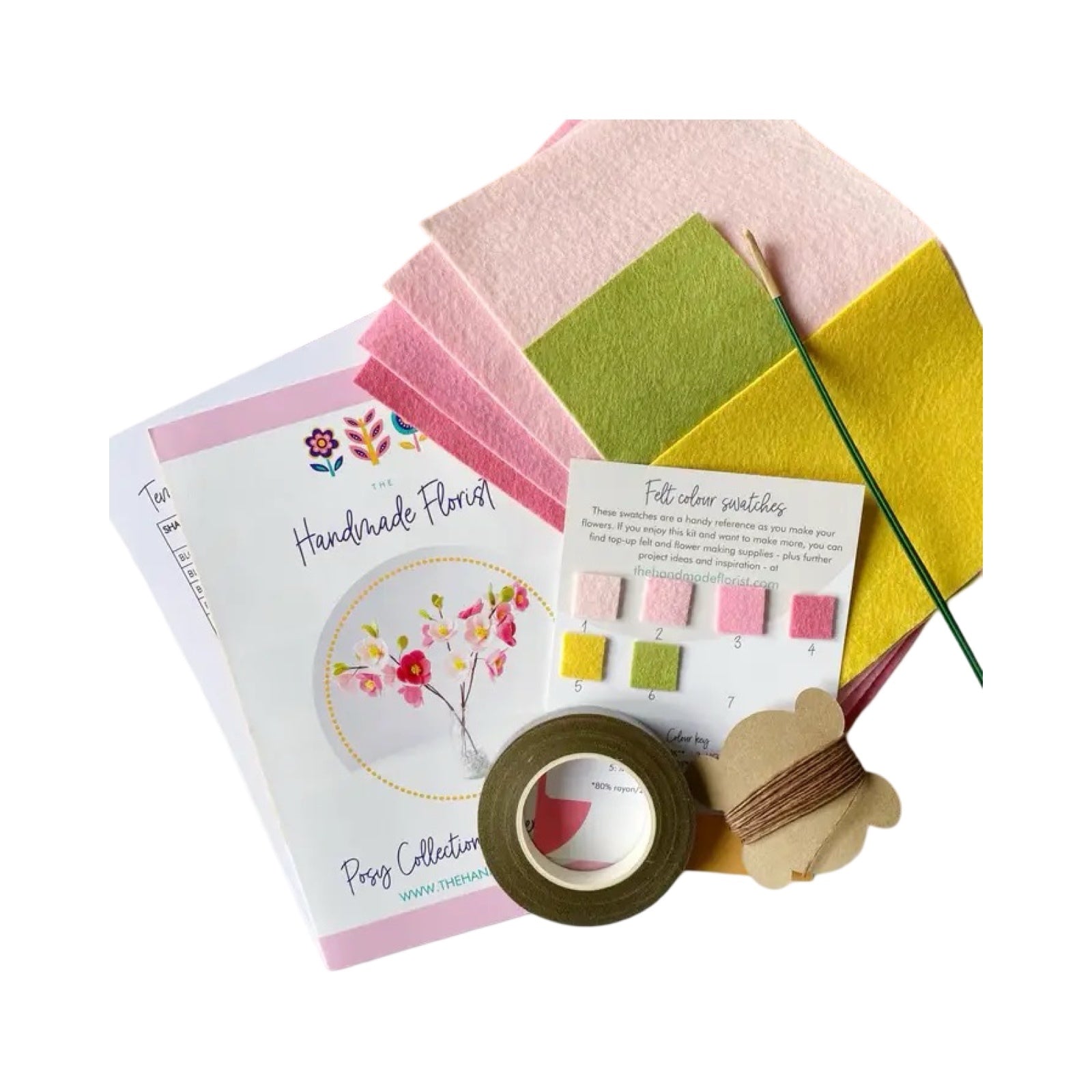 Cherry Blossom Posy Felt Flower Craft Kit