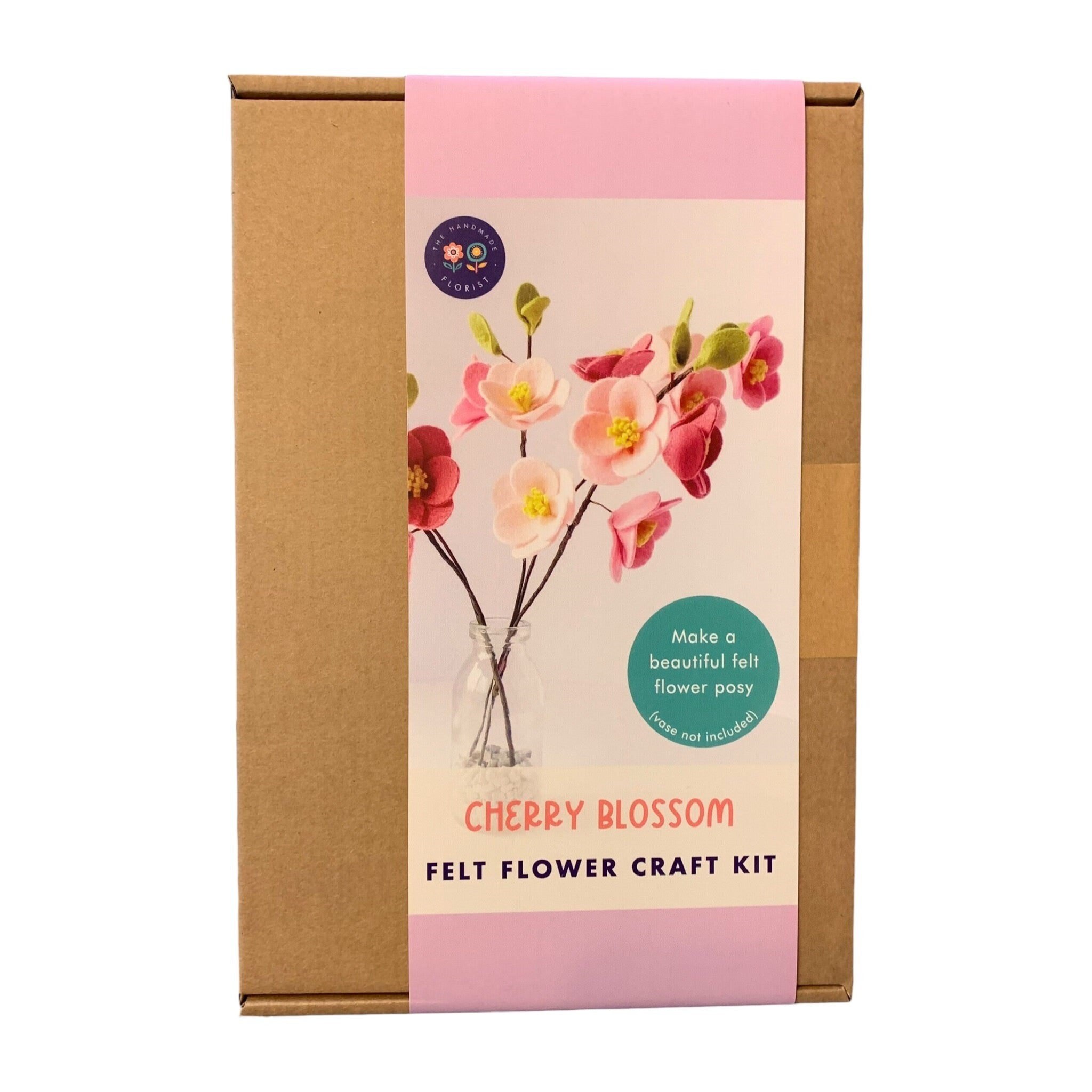 Cherry Blossom Posy Felt Flower Craft Kit