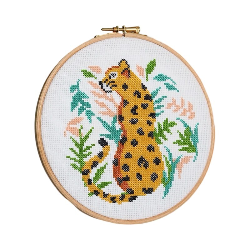 Spot On Leopard Cross Stitch Kit