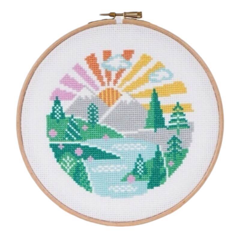 Wandering Peaks Cross Stitch Kit