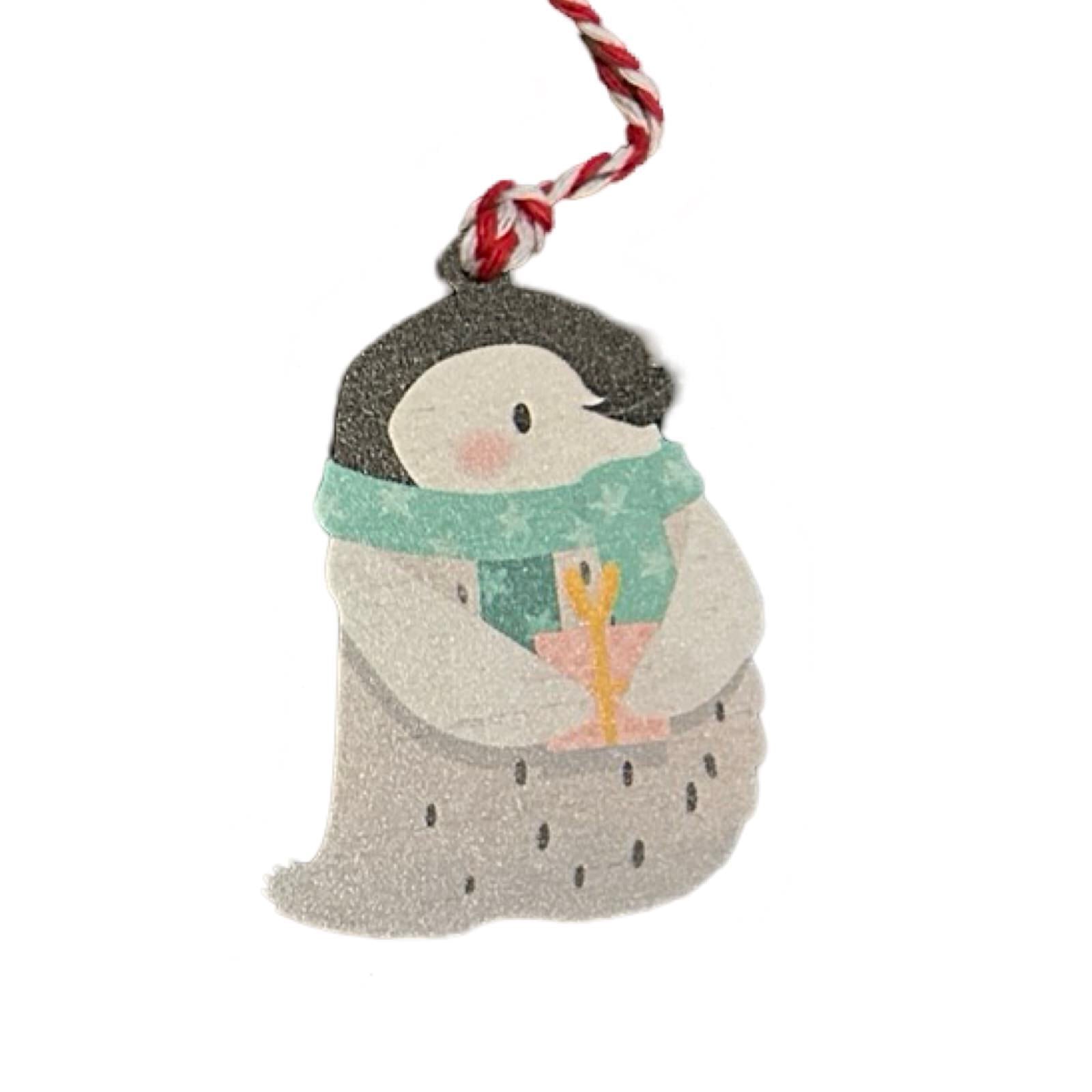 Penguin Wooden Christmas Decoration