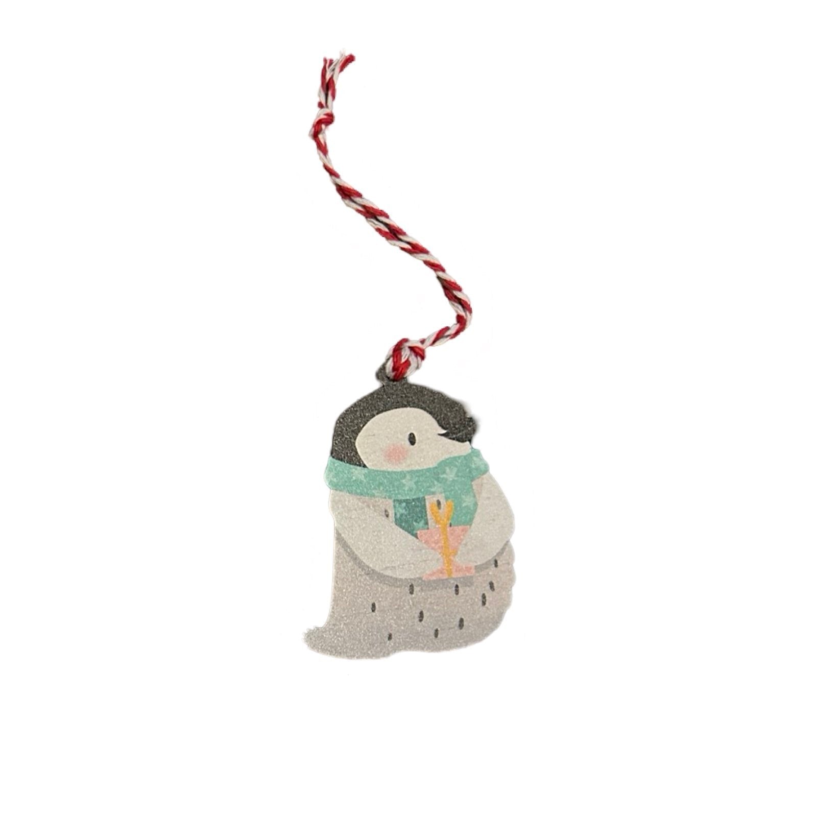 Penguin Wooden Christmas Decoration