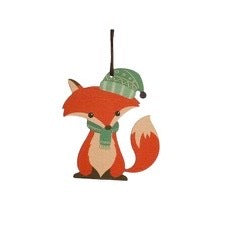 Winter Woodland Animals Decorations Set