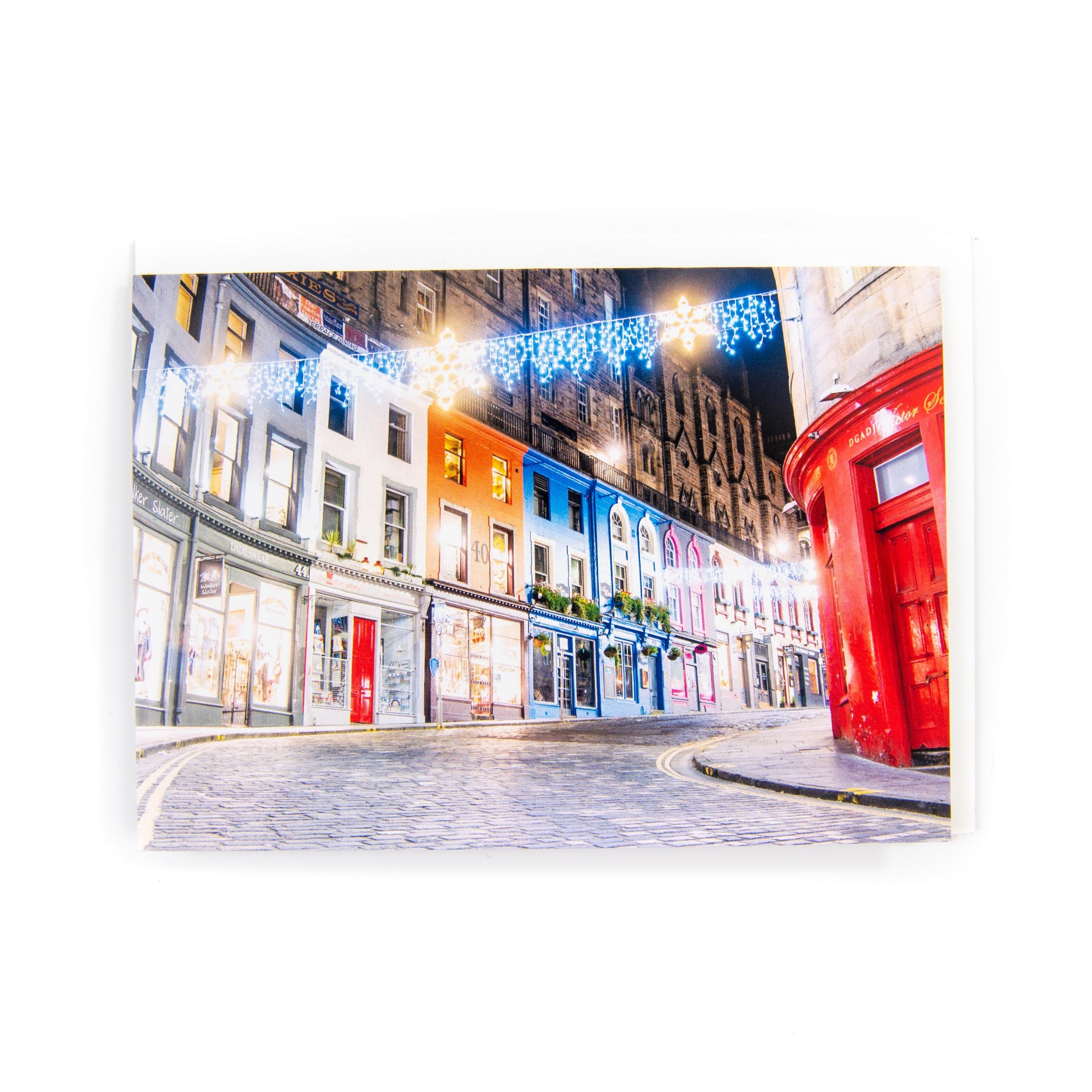 Victoria Street Edinburgh Christmas Card