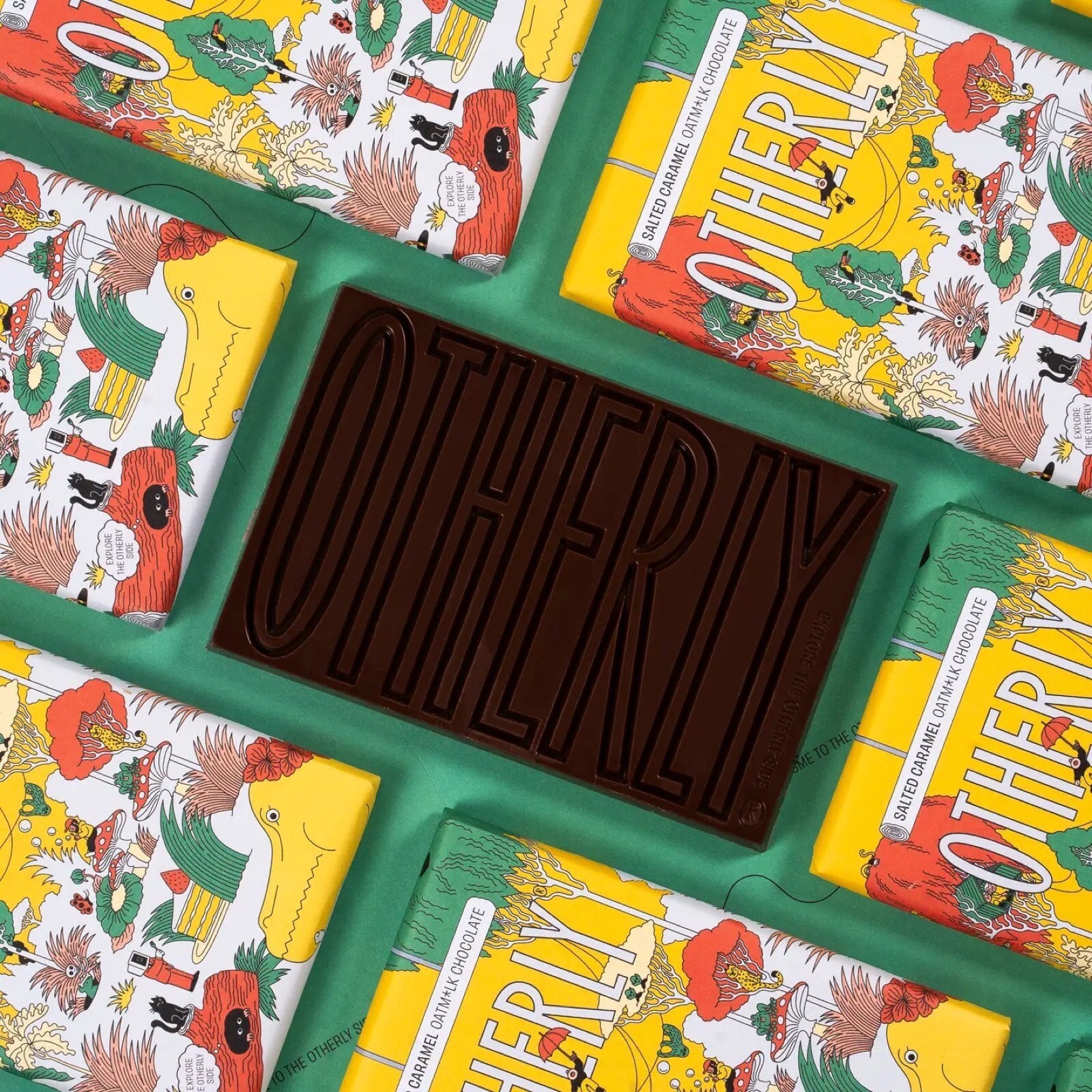 Vegan salted caramel chocolate.