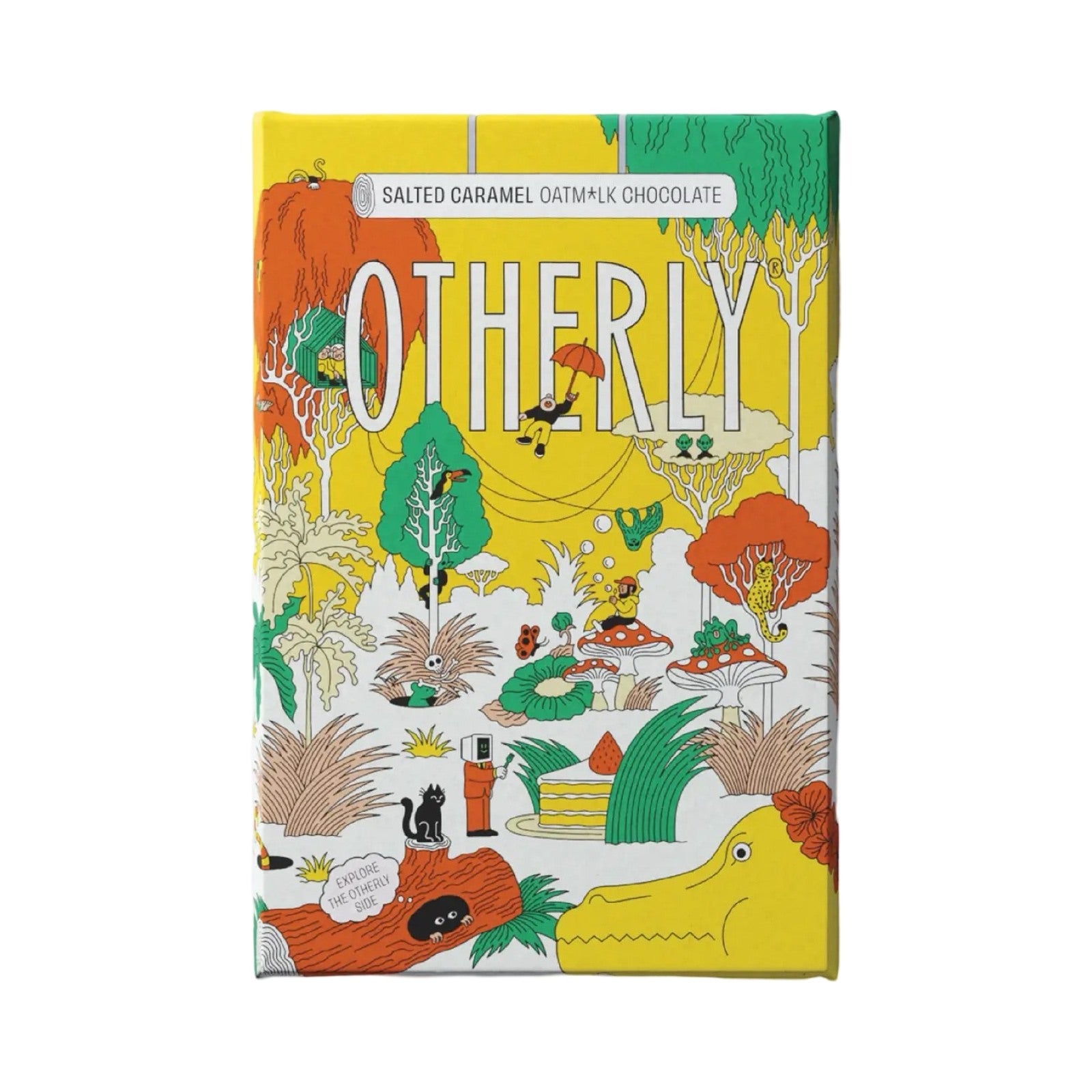 Otherly oat milk salted caramel chocolate bar.