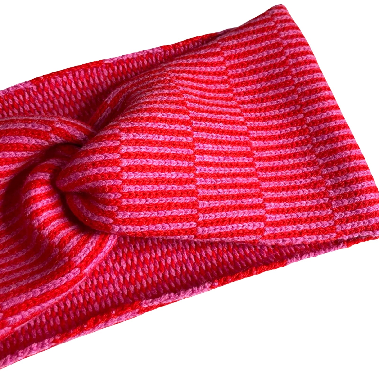Scarlet Merino Lambswool Twist Headband