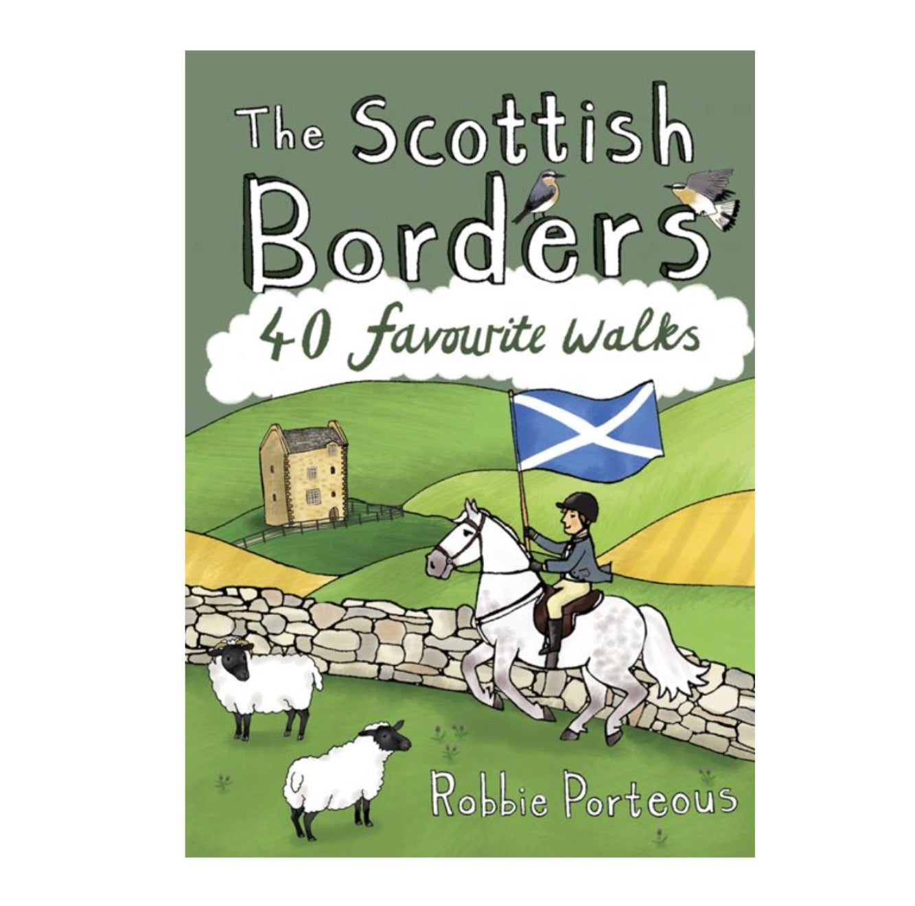 The front cover of the Scottish Borders book