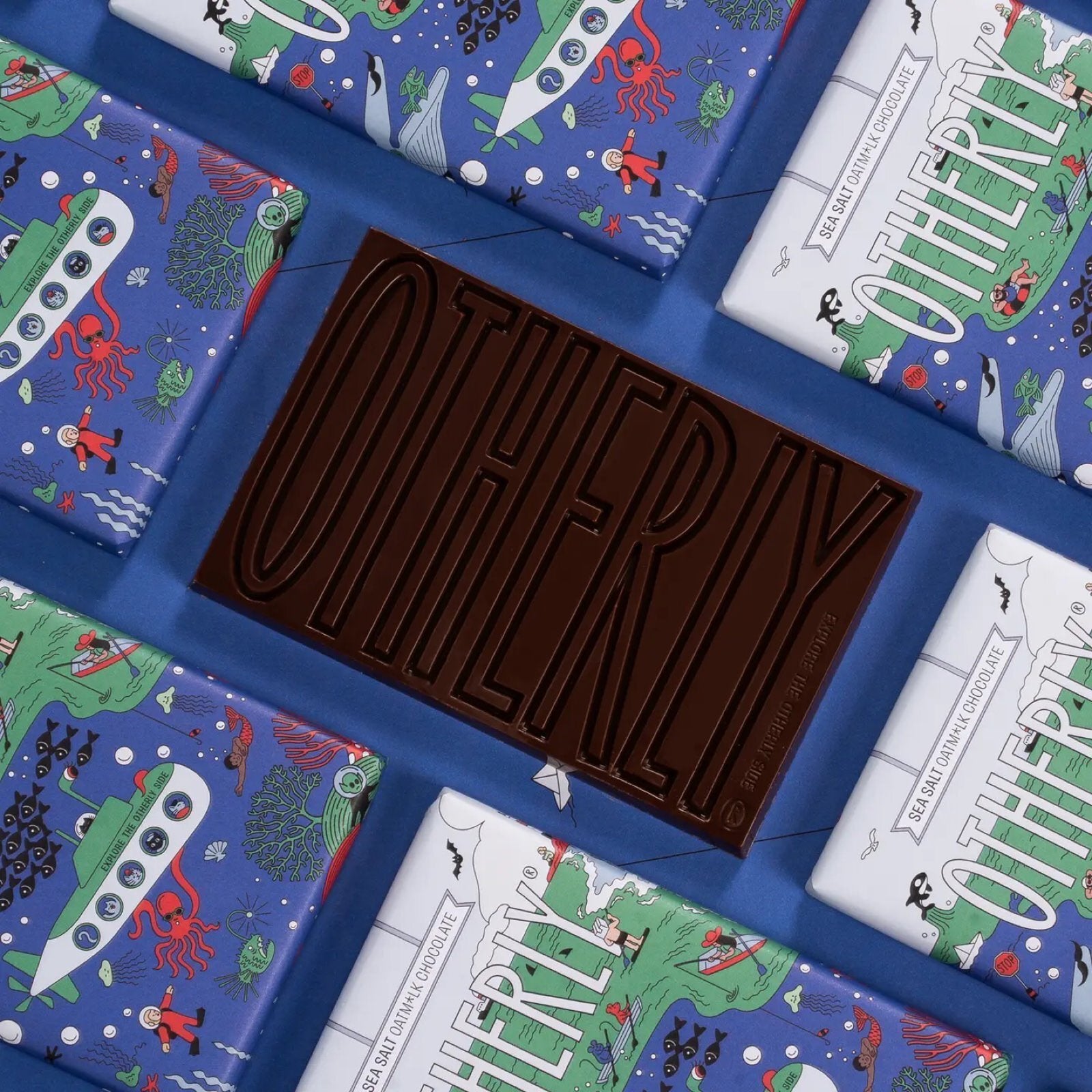 Sea Salt oat milk chocolate bar.
