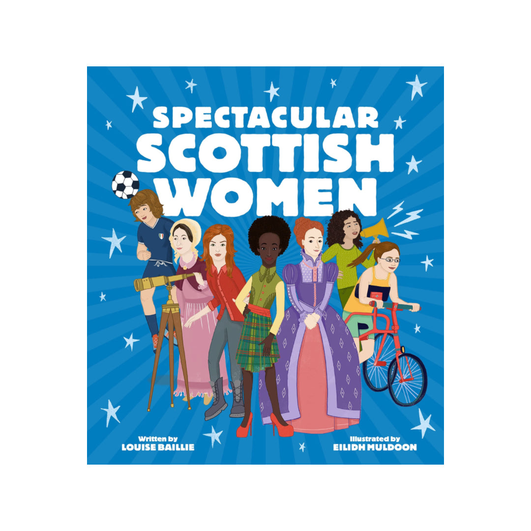 The front cover of the Spectacular Scottish Women book.