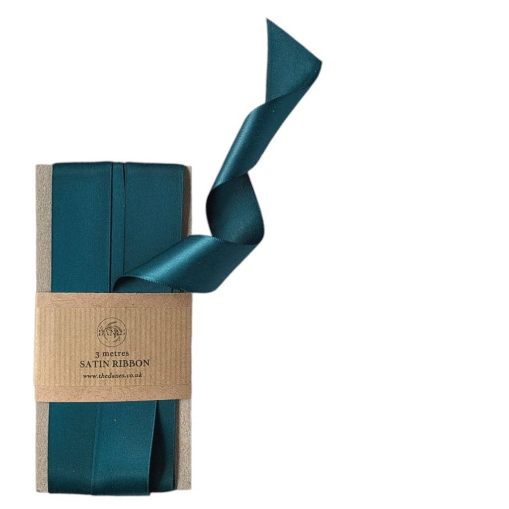 Teal Luxury Satin Silk Ribbon