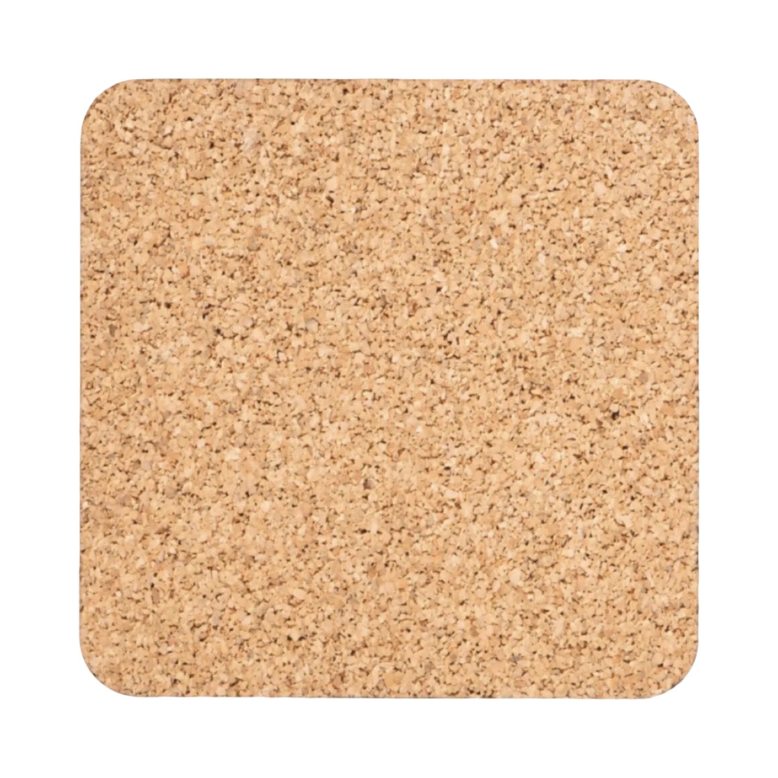 Back of square coaster.